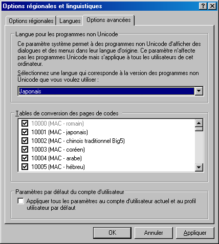02 - Options avancées